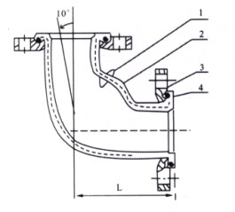 WTX型可曲撓橡膠彎頭結構圖